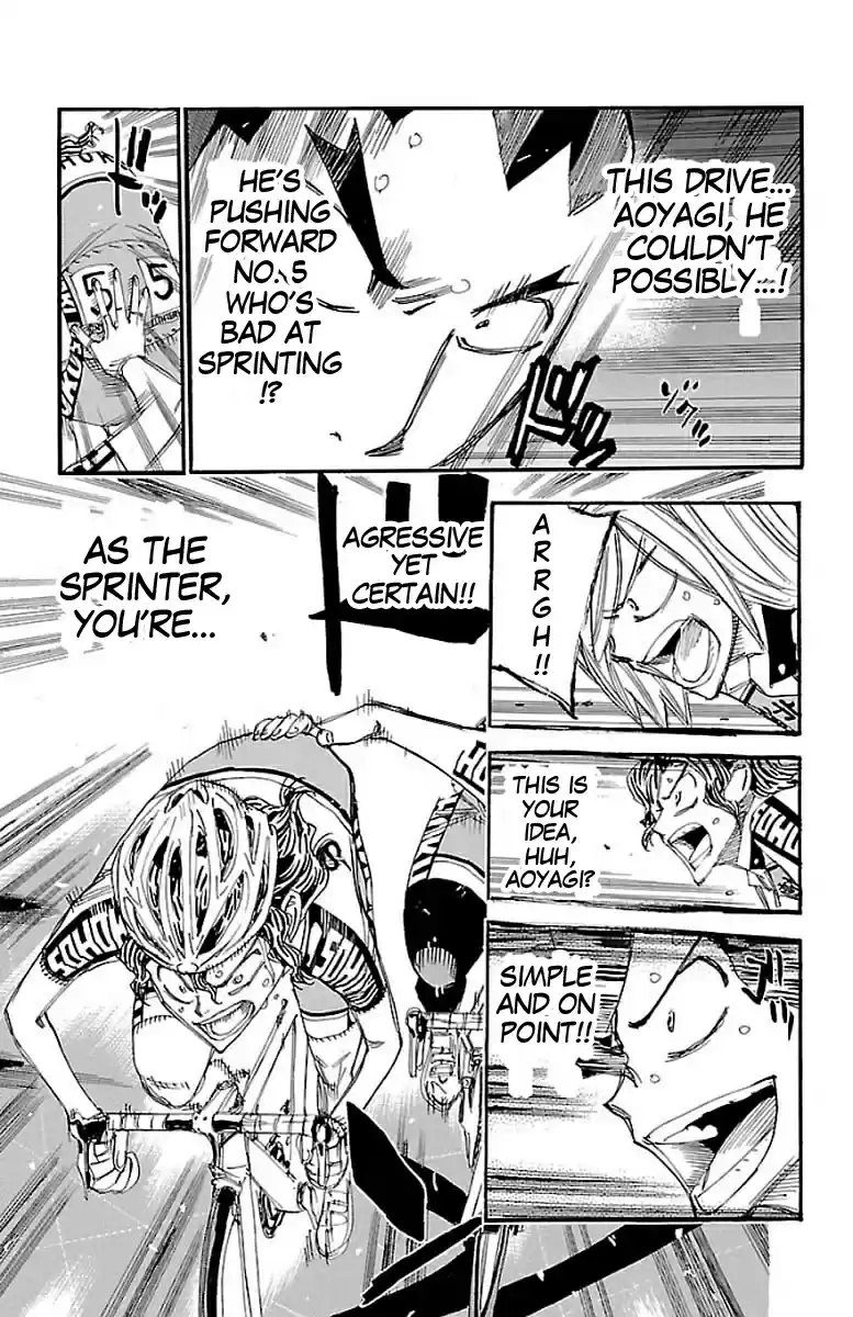 Yowamushi Pedal 447 Final verdict on the bridge