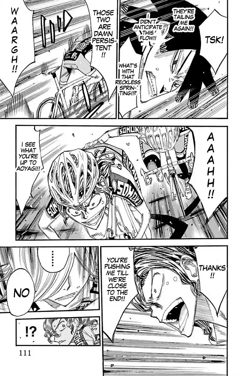 Yowamushi Pedal 447 Final verdict on the bridge