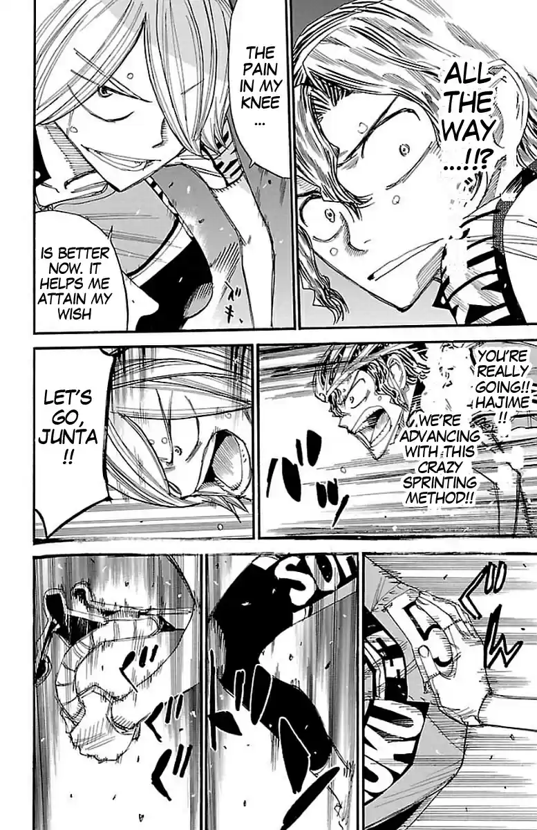 Yowamushi Pedal 447 Final verdict on the bridge