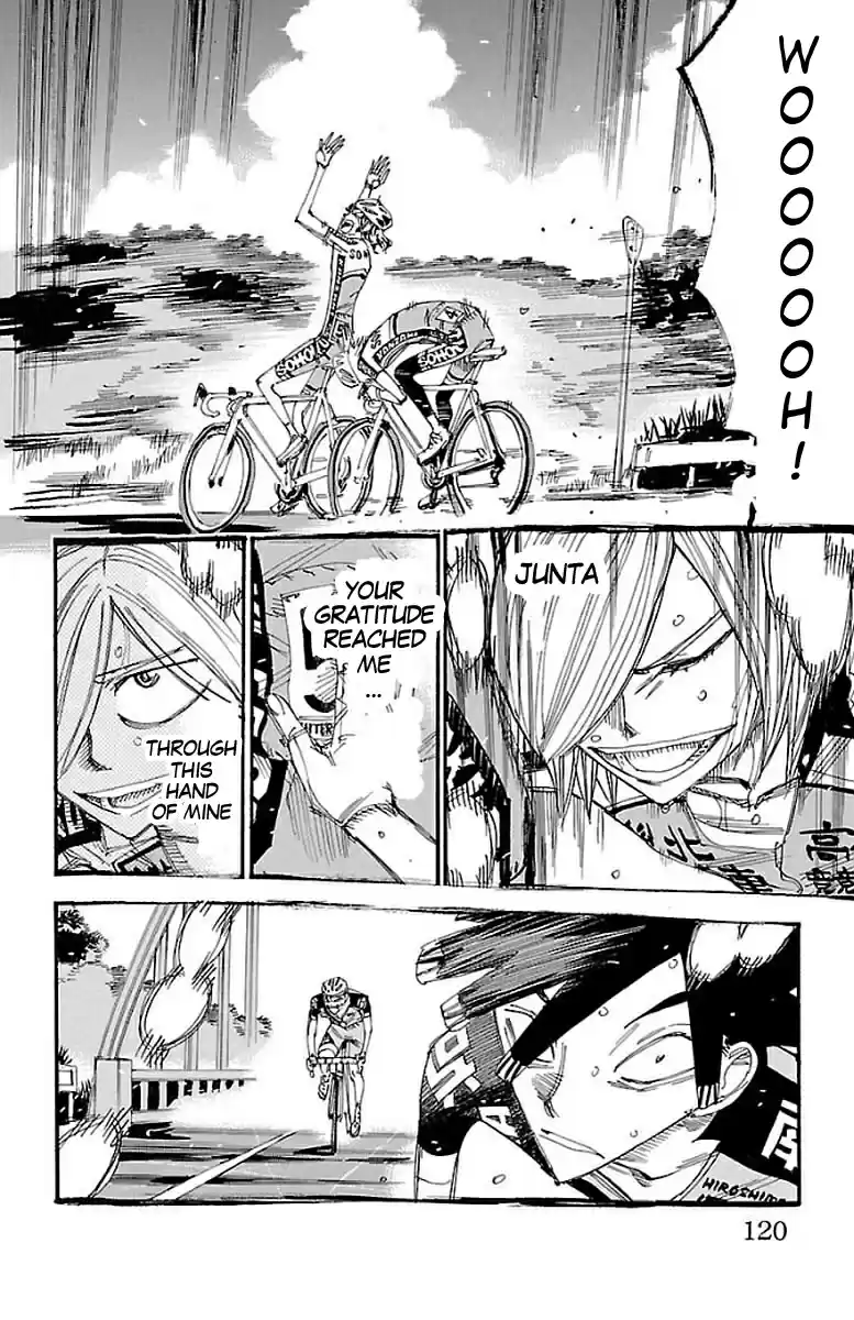 Yowamushi Pedal 447 Final verdict on the bridge