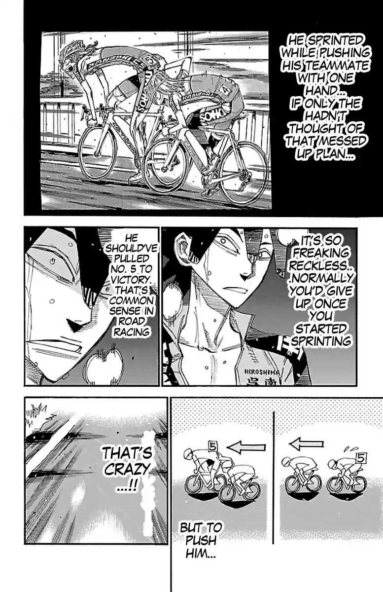 Yowamushi Pedal 448 the death game's score