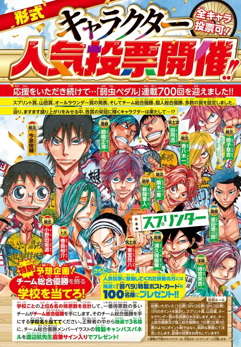 Yowamushi Pedal 700