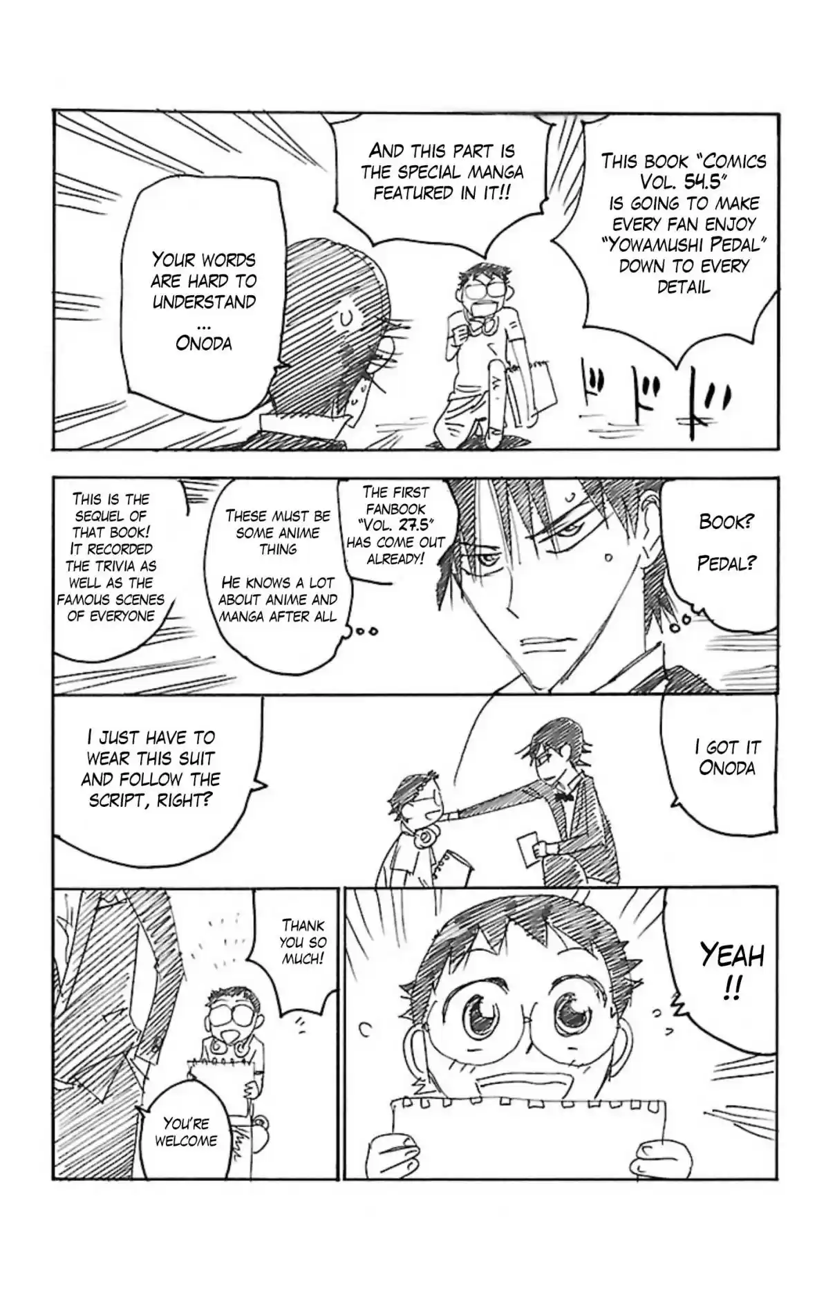 Yowamushi Pedal Ch. 54.5 Do your Best!! Shunsuke kun!
