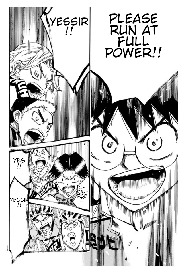 Yowamushi Pedal Ch. 607 The first day of practice!!