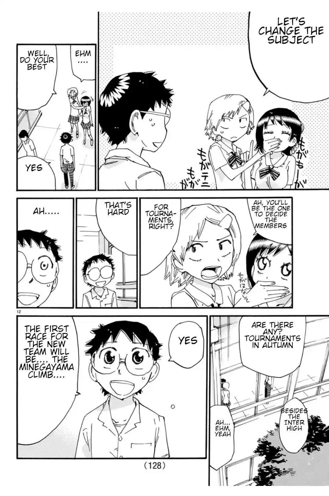 Yowamushi Pedal Ch. 611 Towards the team's first battle!!