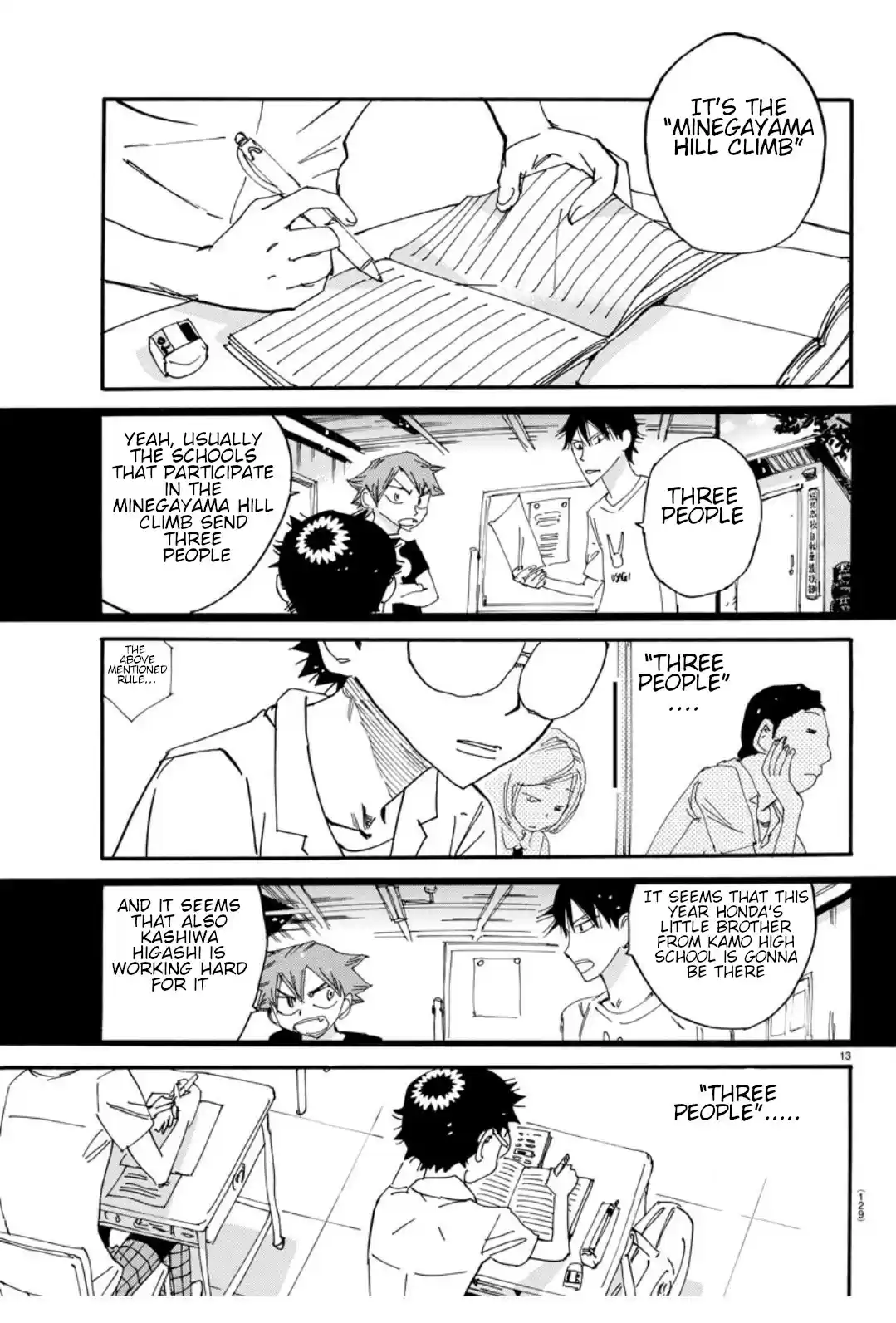 Yowamushi Pedal Ch. 611 Towards the team's first battle!!