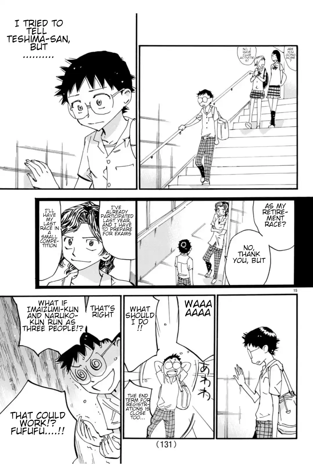 Yowamushi Pedal Ch. 611 Towards the team's first battle!!