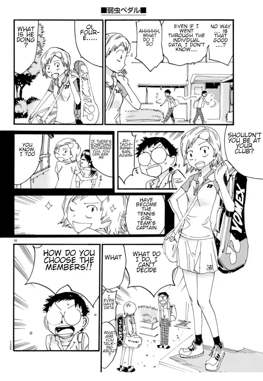 Yowamushi Pedal Ch. 611 Towards the team's first battle!!