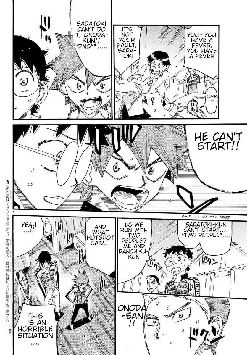 Yowamushi Pedal Ch. 613 The two people from Hakogaku!!