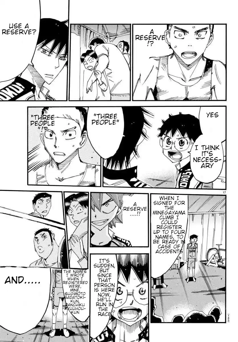 Yowamushi Pedal Ch. 613 The two people from Hakogaku!!