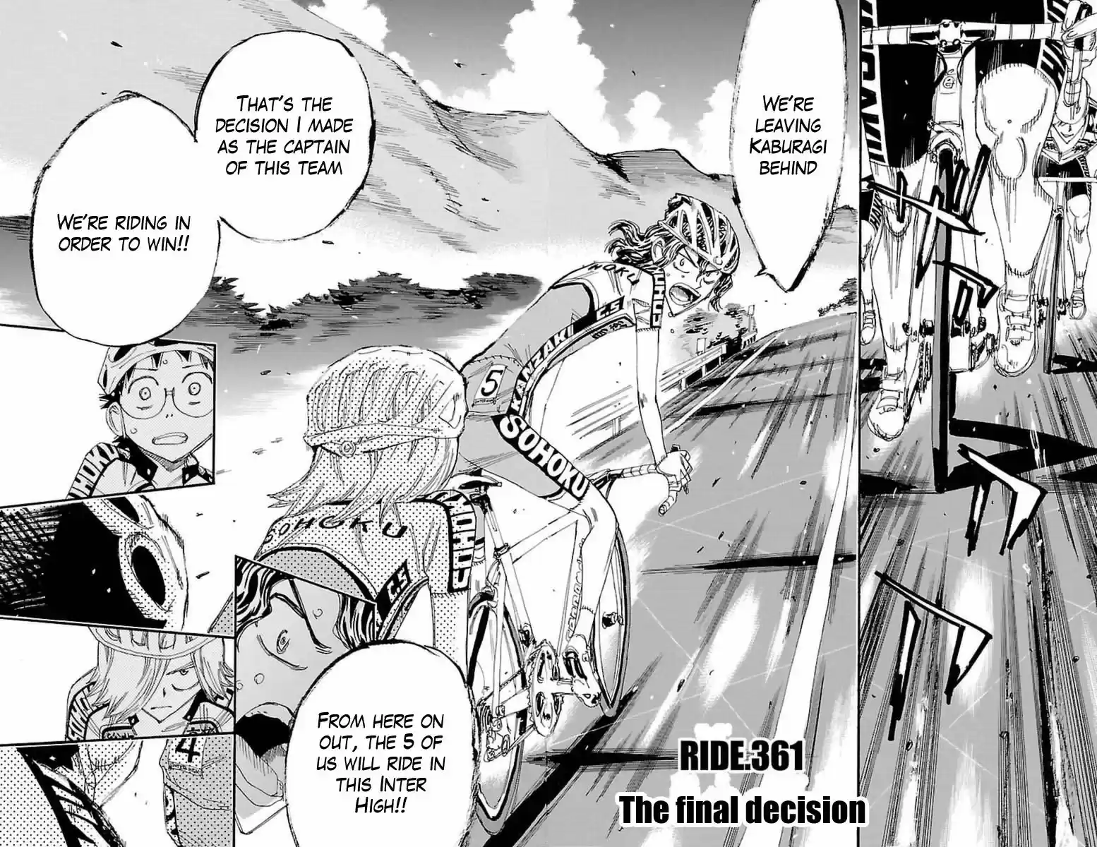 Yowamushi Pedal ch.361