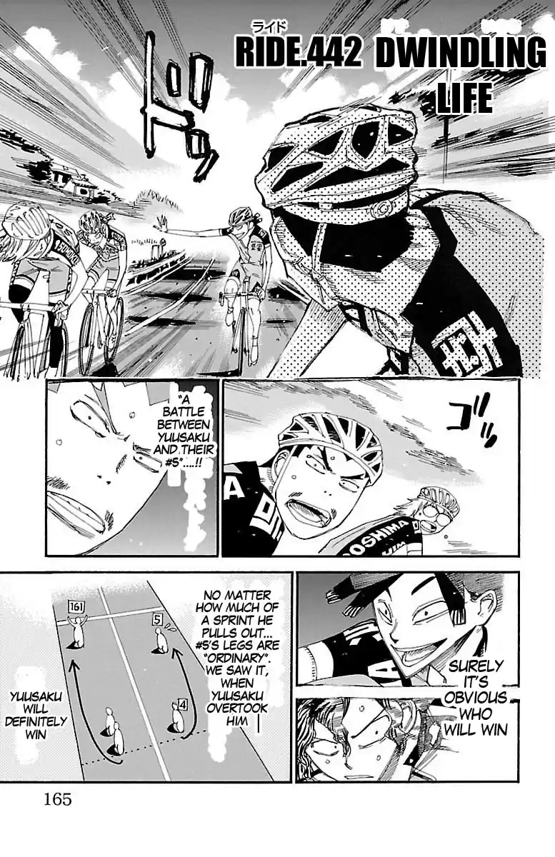 Yowamushi Pedal Chapter 442: Dwindling Life