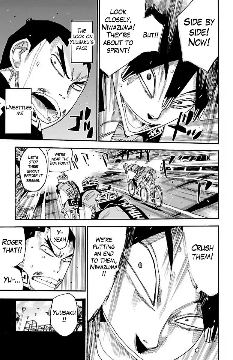 Yowamushi Pedal Chapter 443: Urakubo Yuusaku