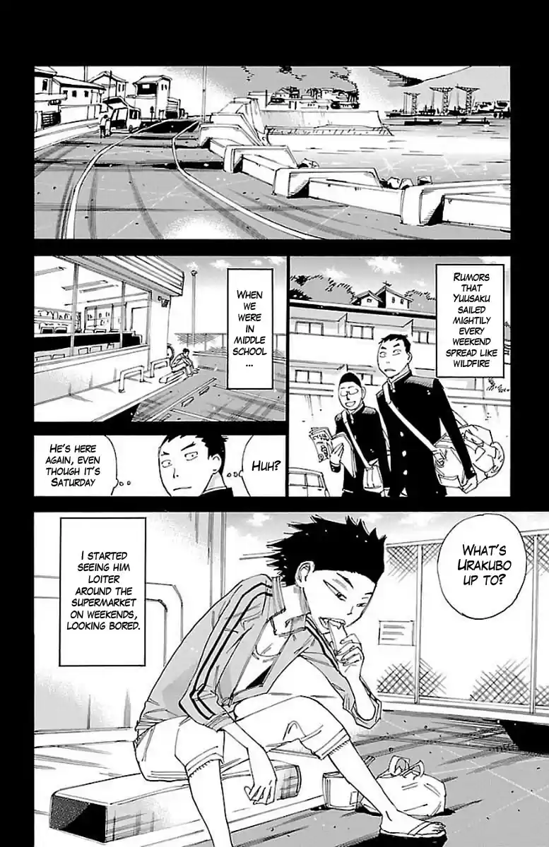 Yowamushi Pedal Chapter 443: Urakubo Yuusaku