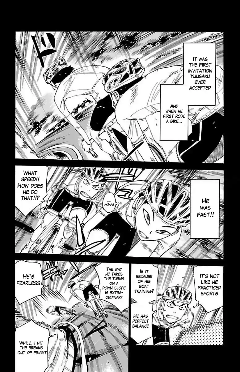 Yowamushi Pedal Chapter 443: Urakubo Yuusaku