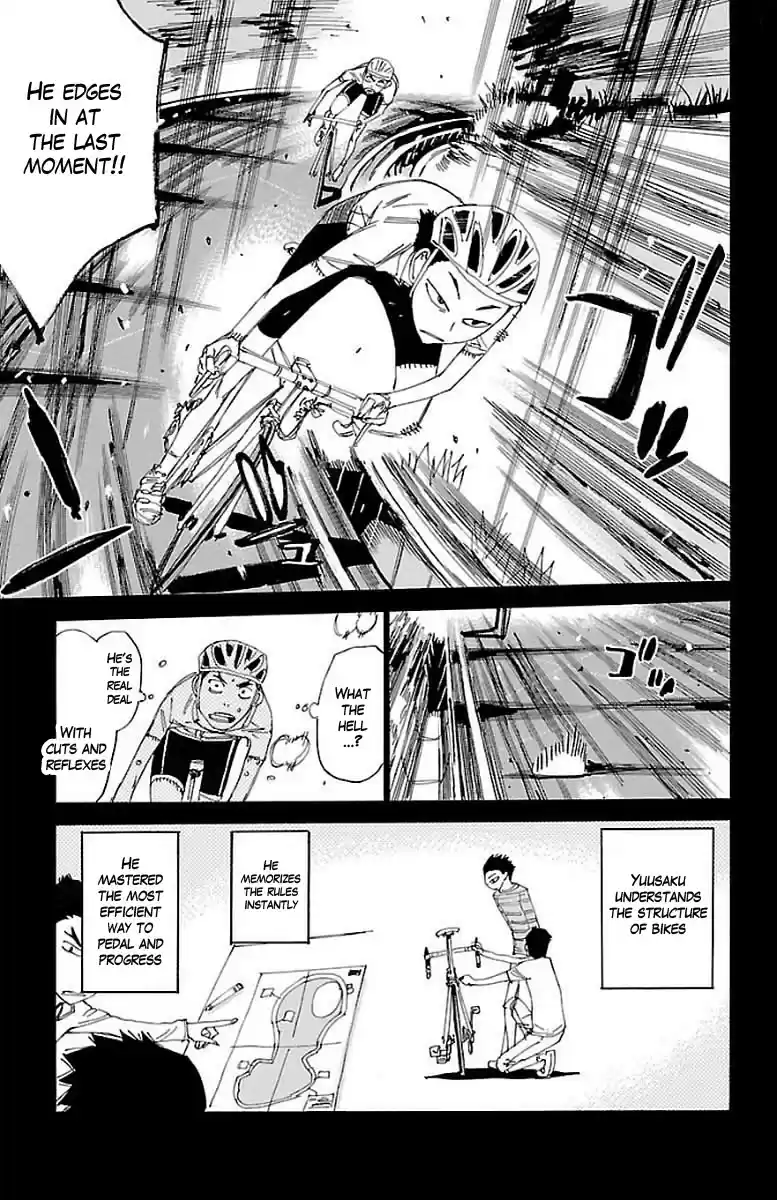 Yowamushi Pedal Chapter 443: Urakubo Yuusaku