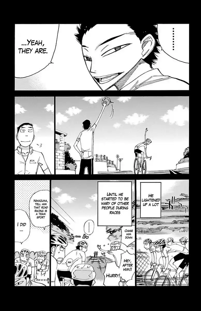 Yowamushi Pedal Chapter 443: Urakubo Yuusaku