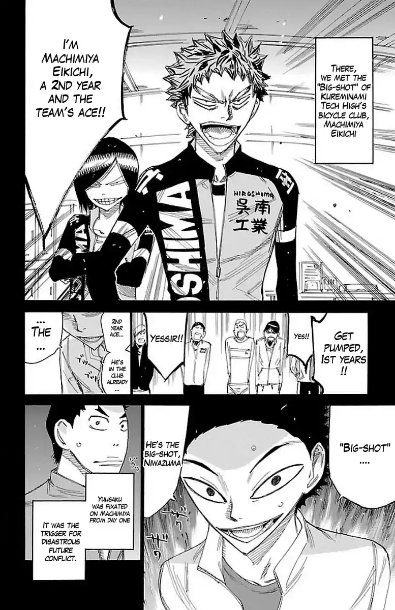 Yowamushi Pedal Chapter 443: Urakubo Yuusaku