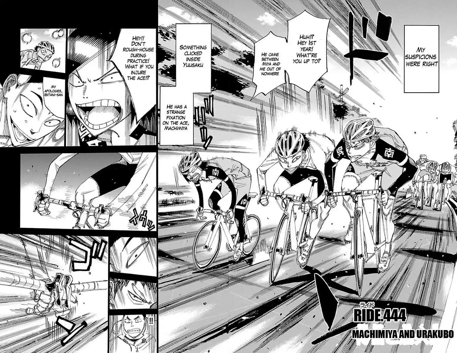 Yowamushi Pedal Chapter 444: Machimiya And Urakubo