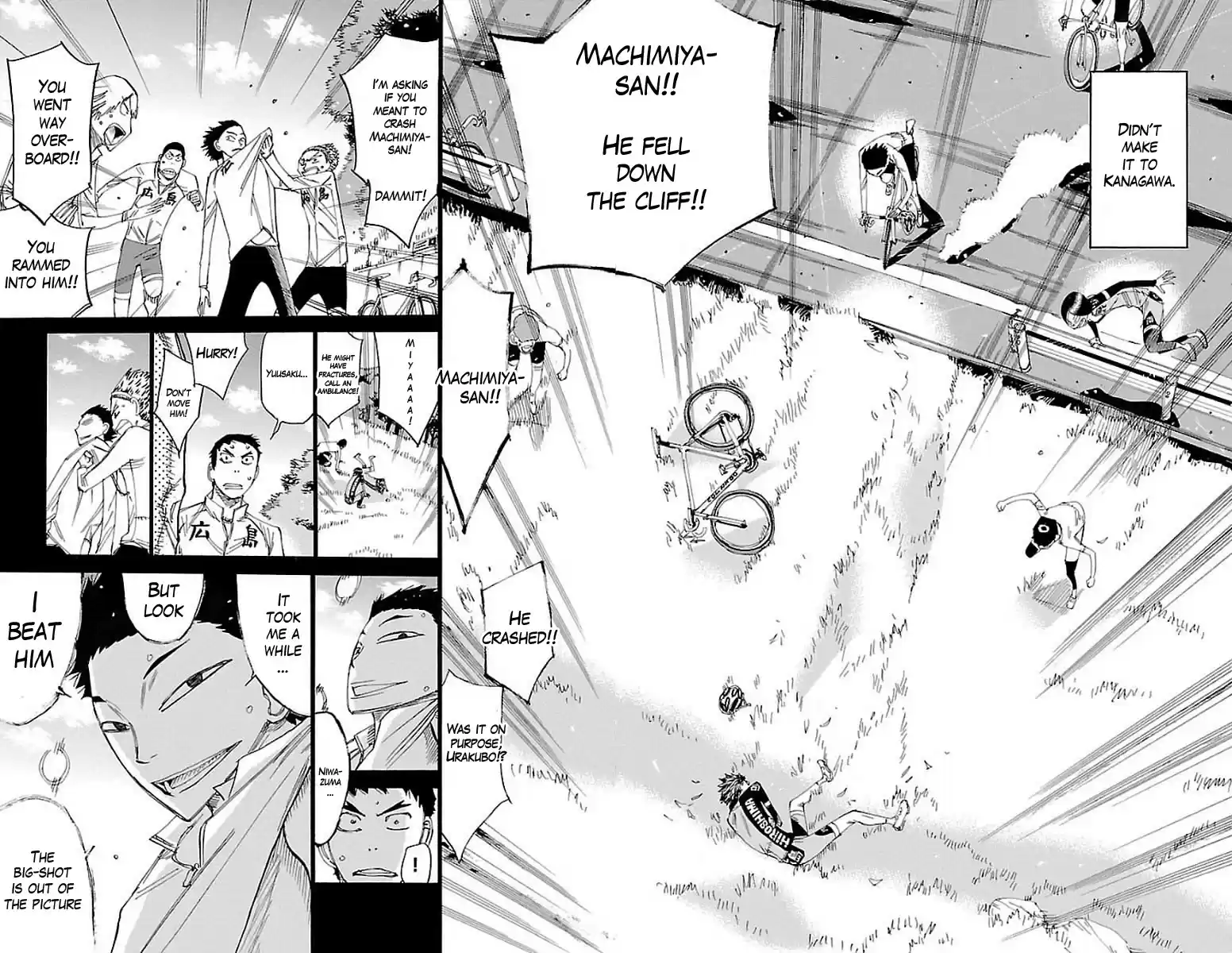 Yowamushi Pedal Chapter 444: Machimiya And Urakubo