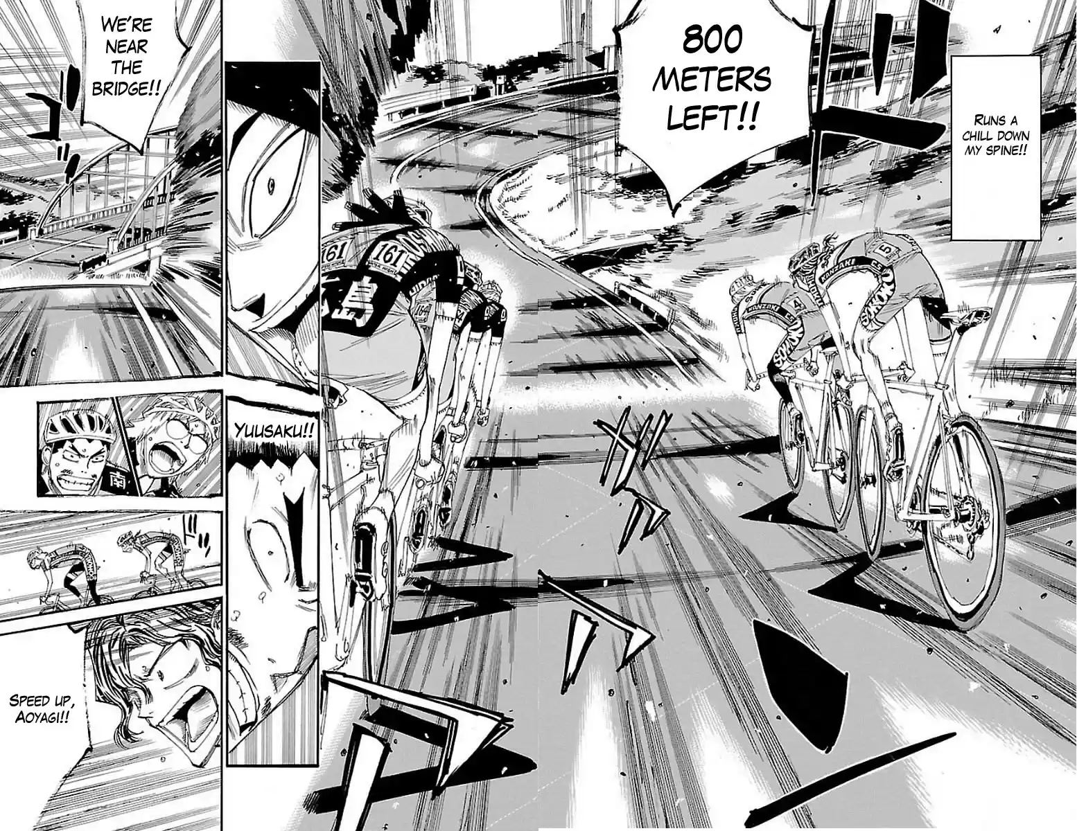 Yowamushi Pedal Chapter 444: Machimiya And Urakubo