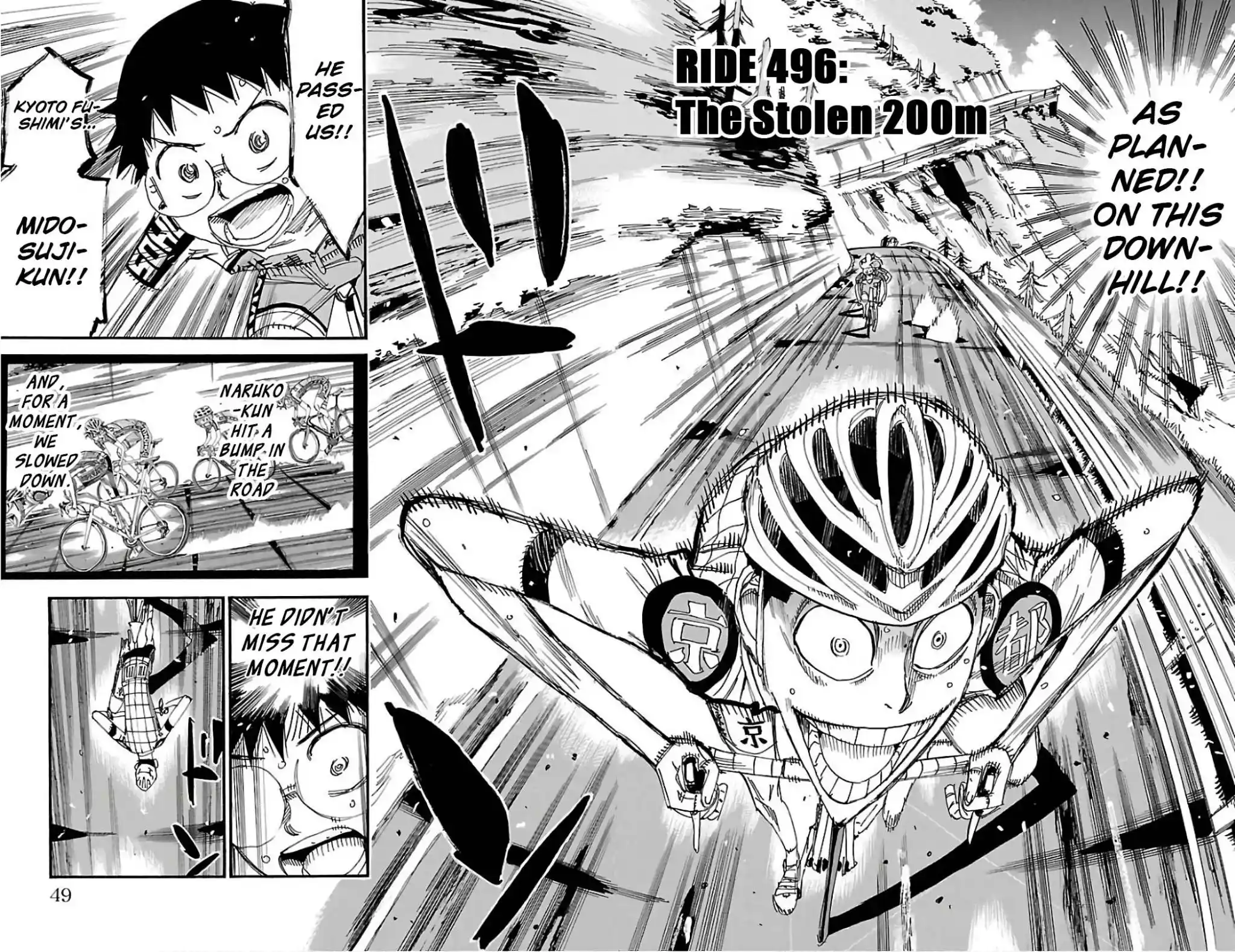 Yowamushi Pedal Chapter 496