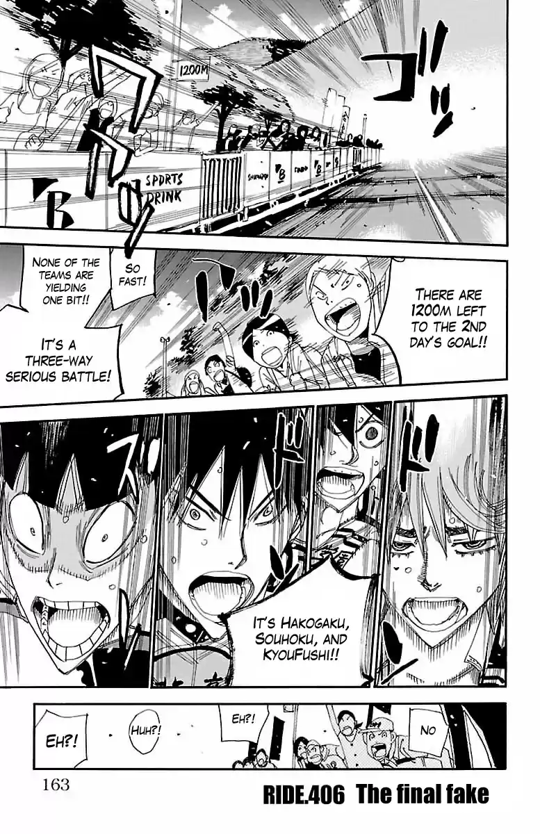 Yowamushi Pedal Vol. 47 Ch. 406 The final fake