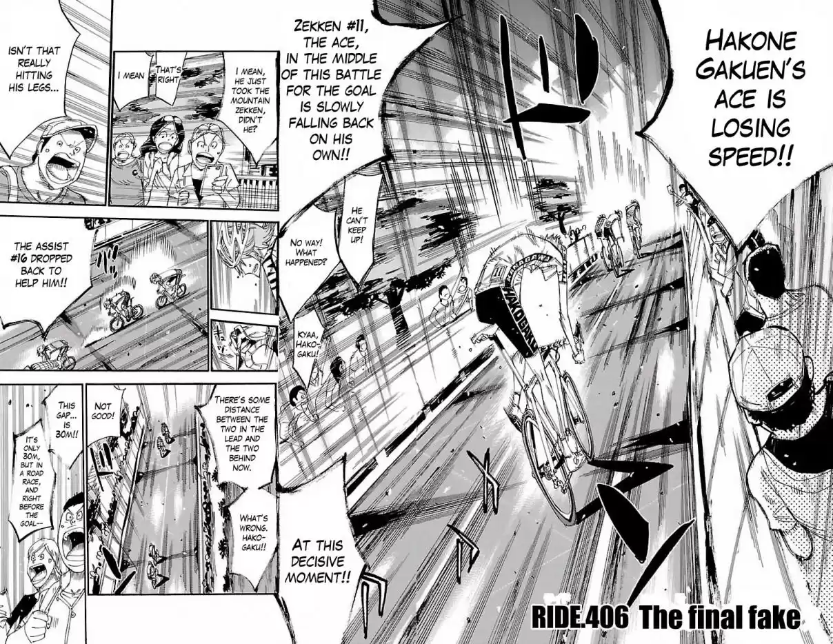 Yowamushi Pedal Vol. 47 Ch. 406 The final fake