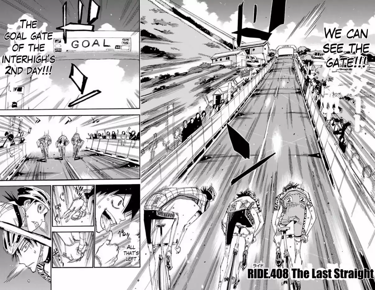 Yowamushi Pedal Vol. 48 Ch. 408 The last straight