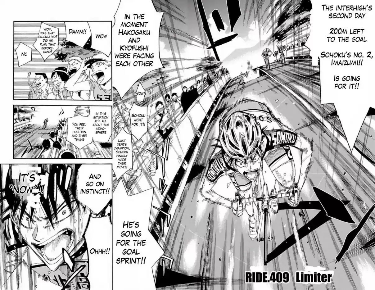 Yowamushi Pedal Vol. 48 Ch. 409 Limiter