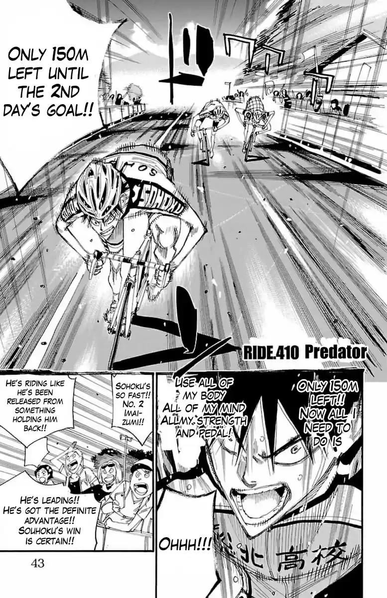 Yowamushi Pedal Vol. 48 Ch. 410 Predator