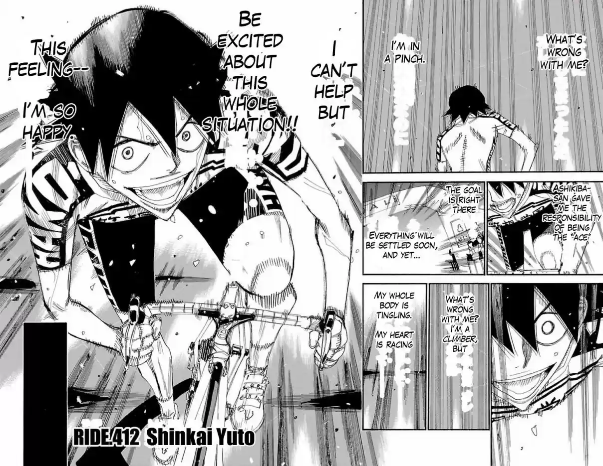 Yowamushi Pedal Vol. 48 Ch. 412 Shinkai Yuto