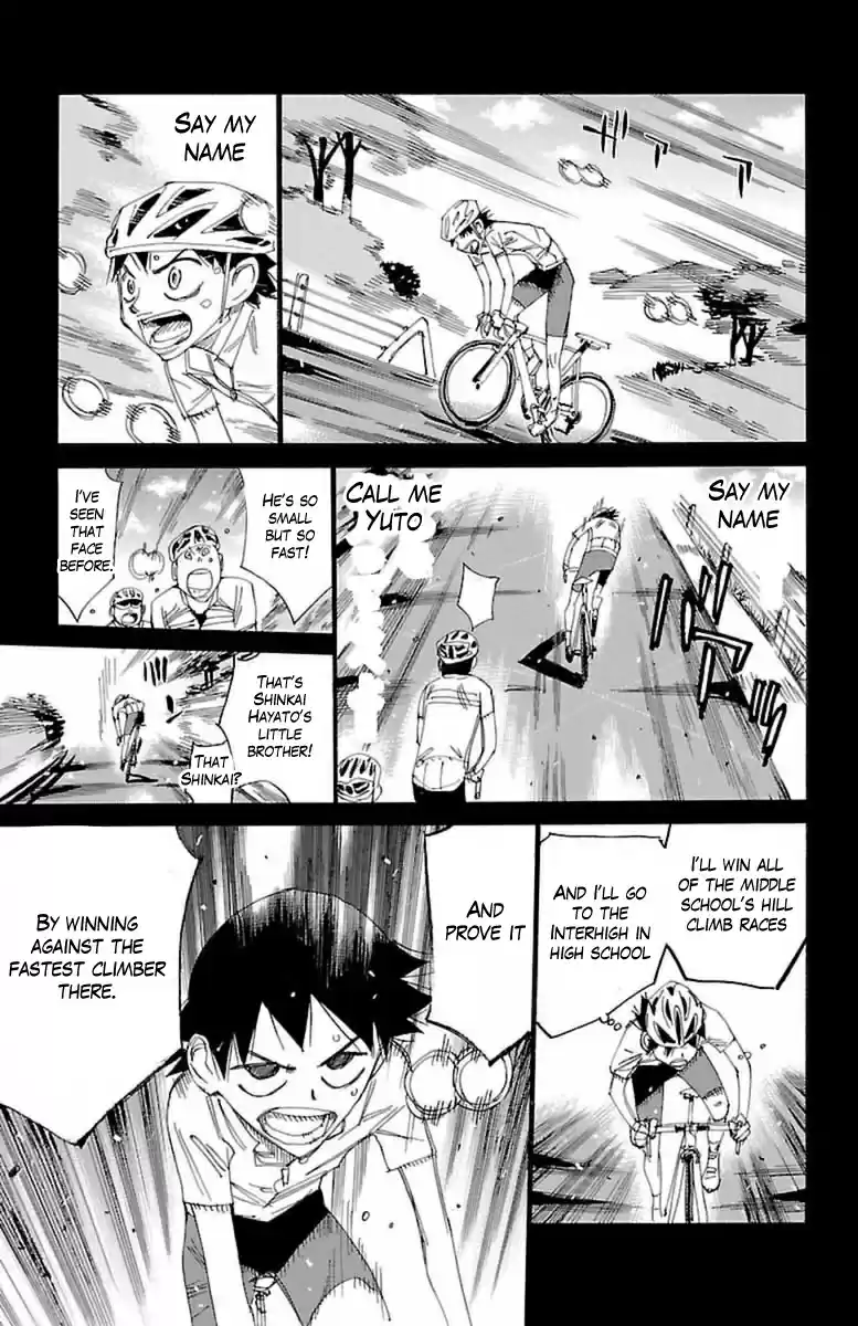 Yowamushi Pedal Vol. 48 Ch. 412 Shinkai Yuto