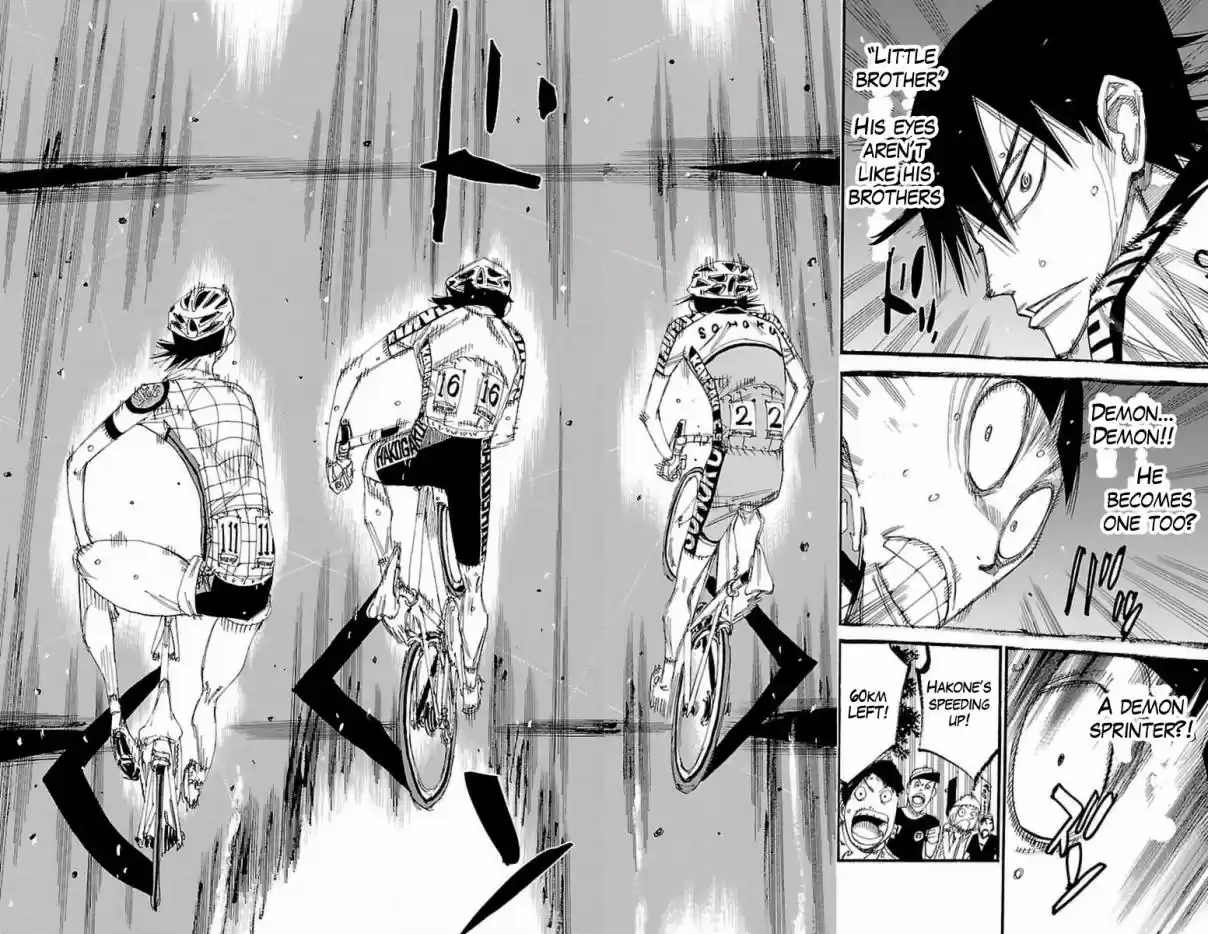 Yowamushi Pedal Vol. 48 Ch. 413 the three strong ones