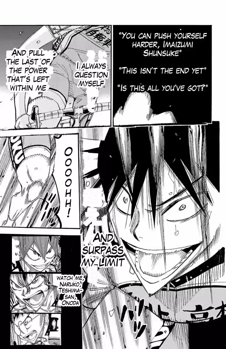 Yowamushi Pedal Vol. 48 Ch. 413 the three strong ones