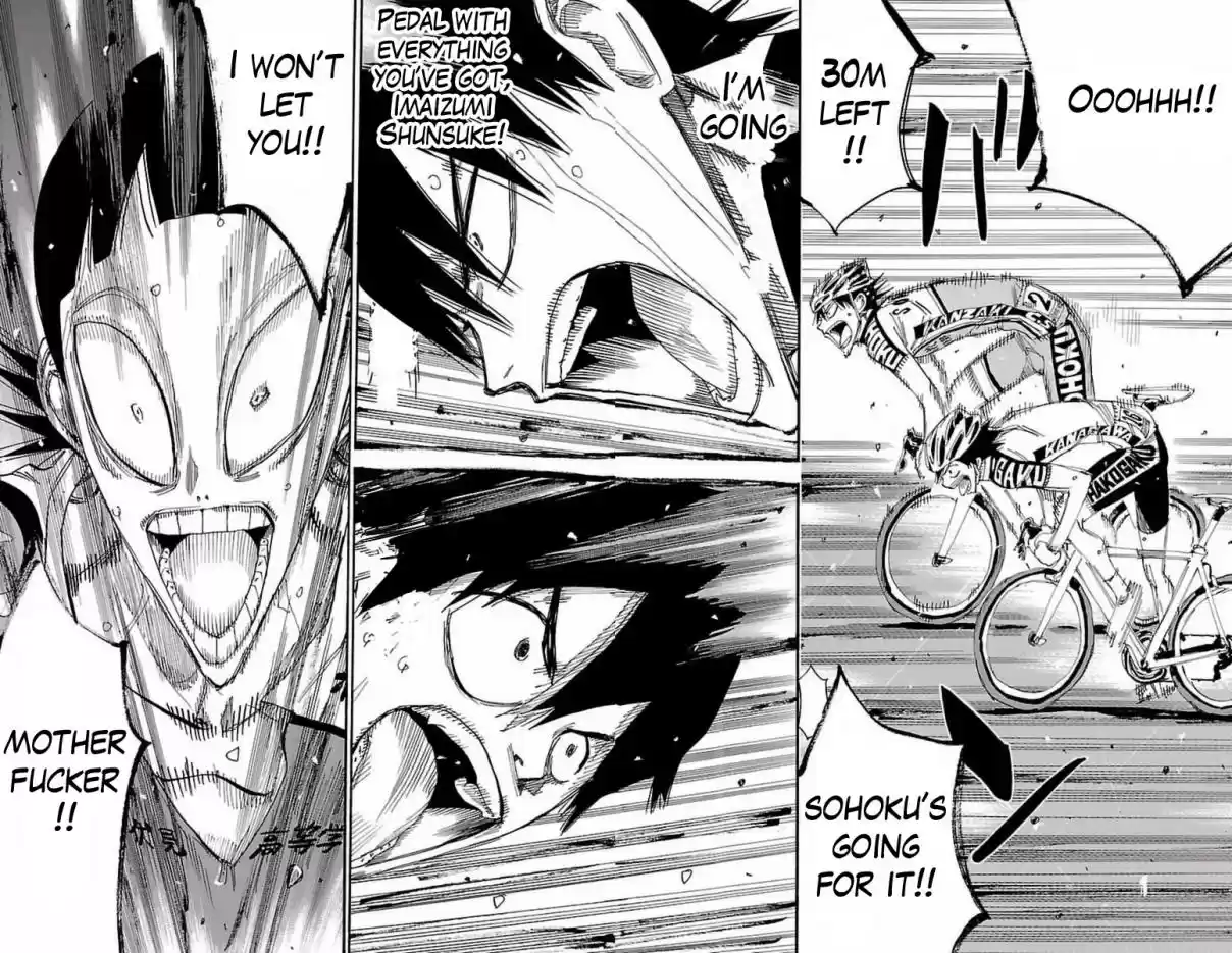 Yowamushi Pedal Vol. 48 Ch. 413 the three strong ones