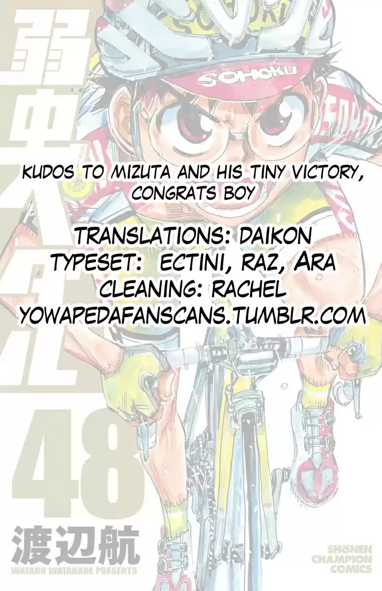 Yowamushi Pedal Vol. 48 Ch. 415 The winner