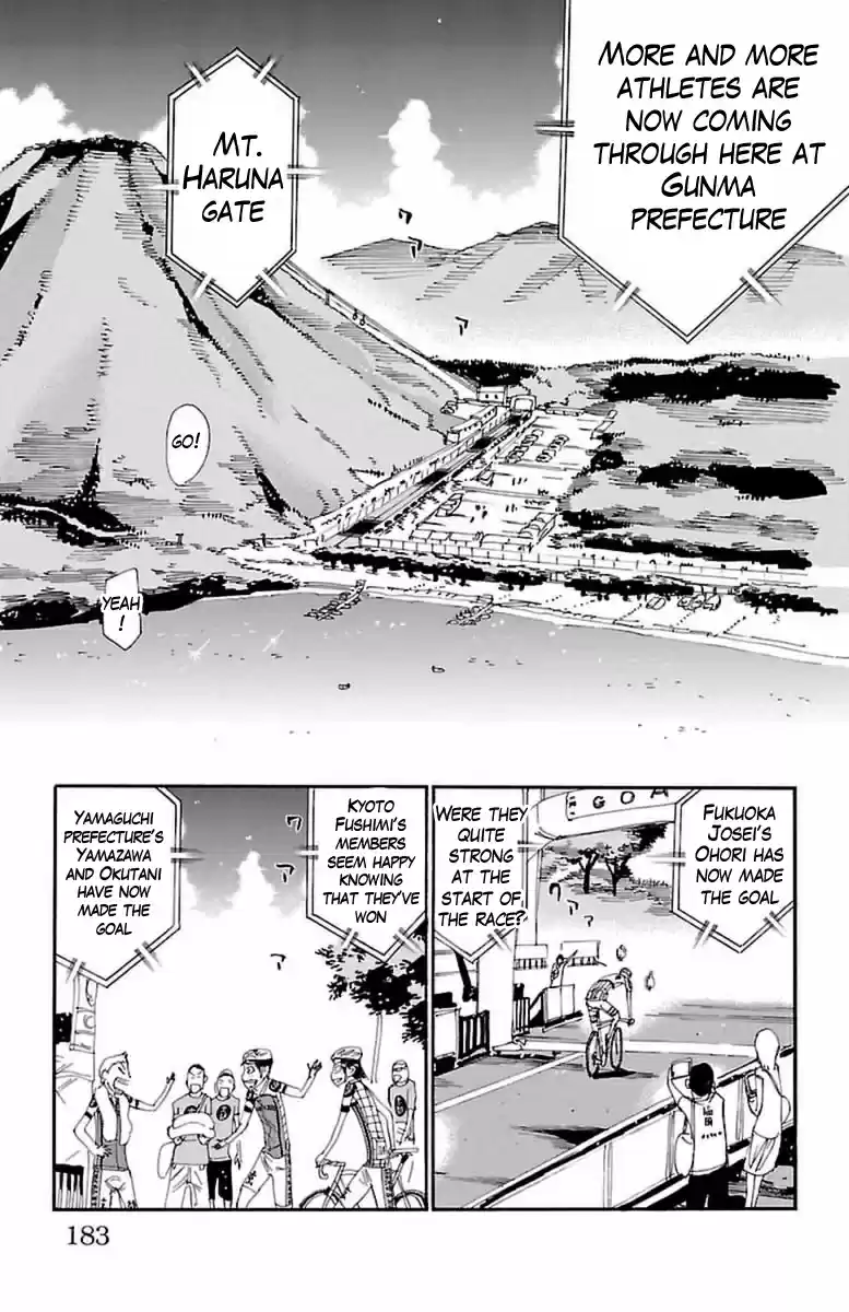 Yowamushi Pedal Vol. 48 Ch. 416 The podium