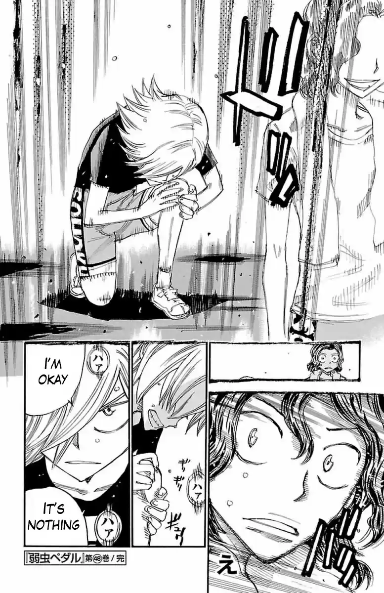 Yowamushi Pedal Vol. 48 Ch. 416 The podium