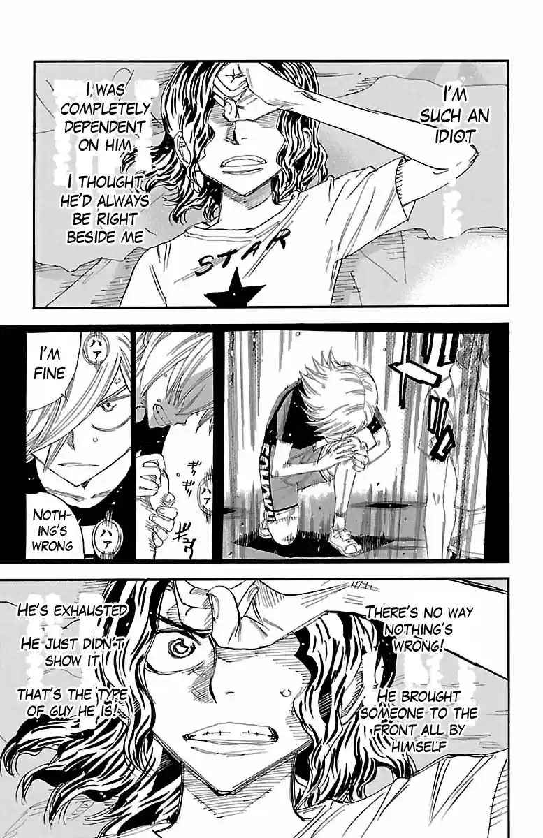 Yowamushi Pedal Vol. 49 Ch. 417 Souhoku's dark cloud