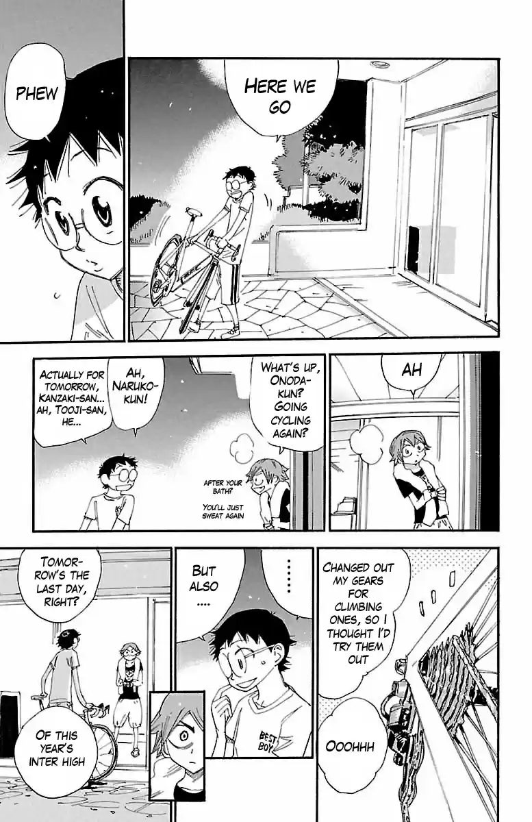 Yowamushi Pedal Vol. 49 Ch. 417 Souhoku's dark cloud