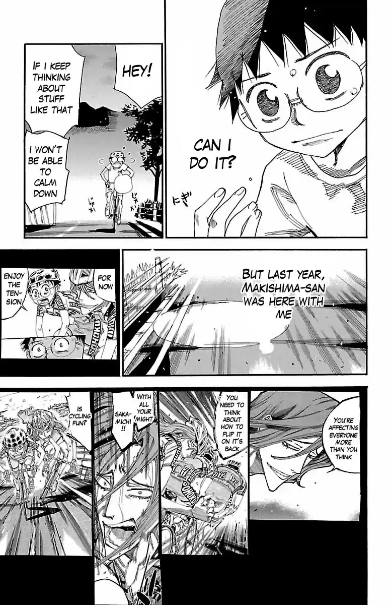 Yowamushi Pedal Vol. 49 Ch. 417 Souhoku's dark cloud