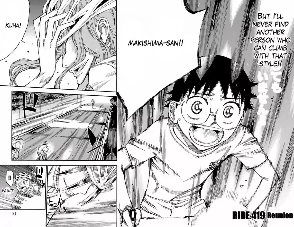 Yowamushi Pedal Vol. 49 Ch. 419 Reunion
