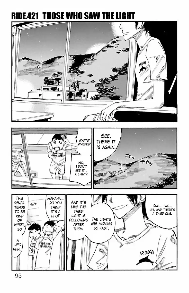 Yowamushi Pedal Vol. 49 Ch. 421 those who saw the light