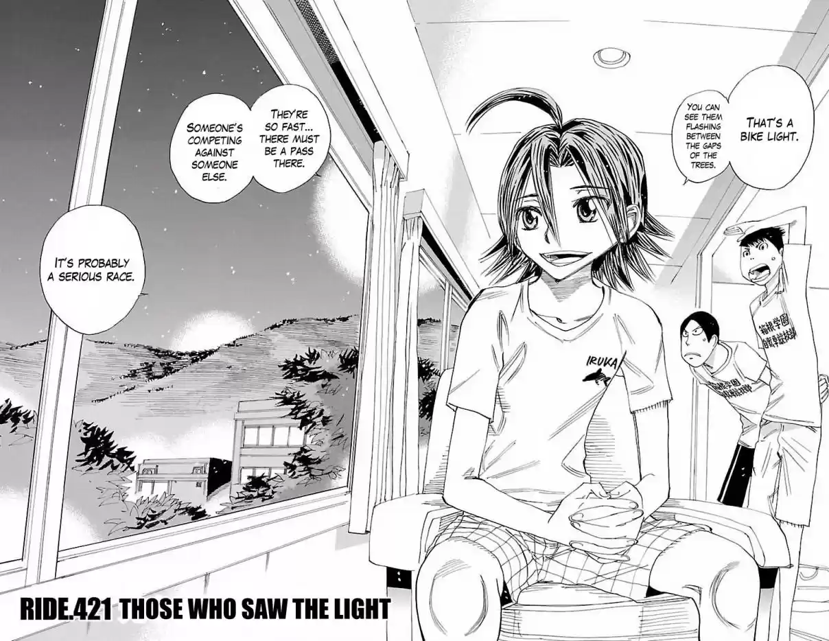 Yowamushi Pedal Vol. 49 Ch. 421 those who saw the light
