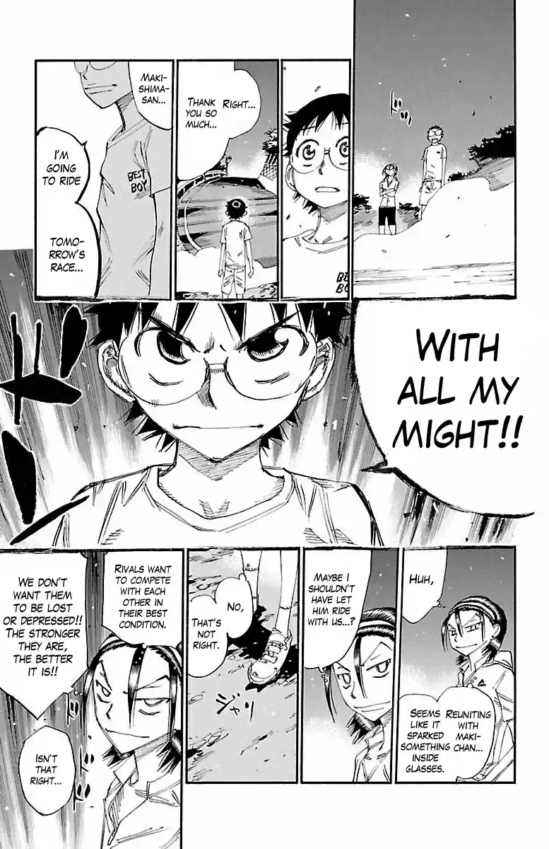 Yowamushi Pedal Vol. 49 Ch. 421 those who saw the light