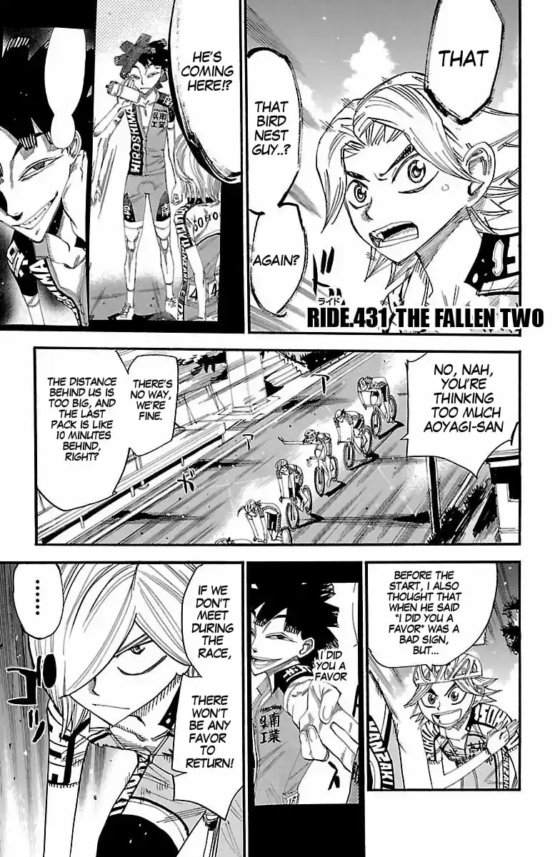 Yowamushi Pedal Vol. 50 Ch. 431 The fallen two