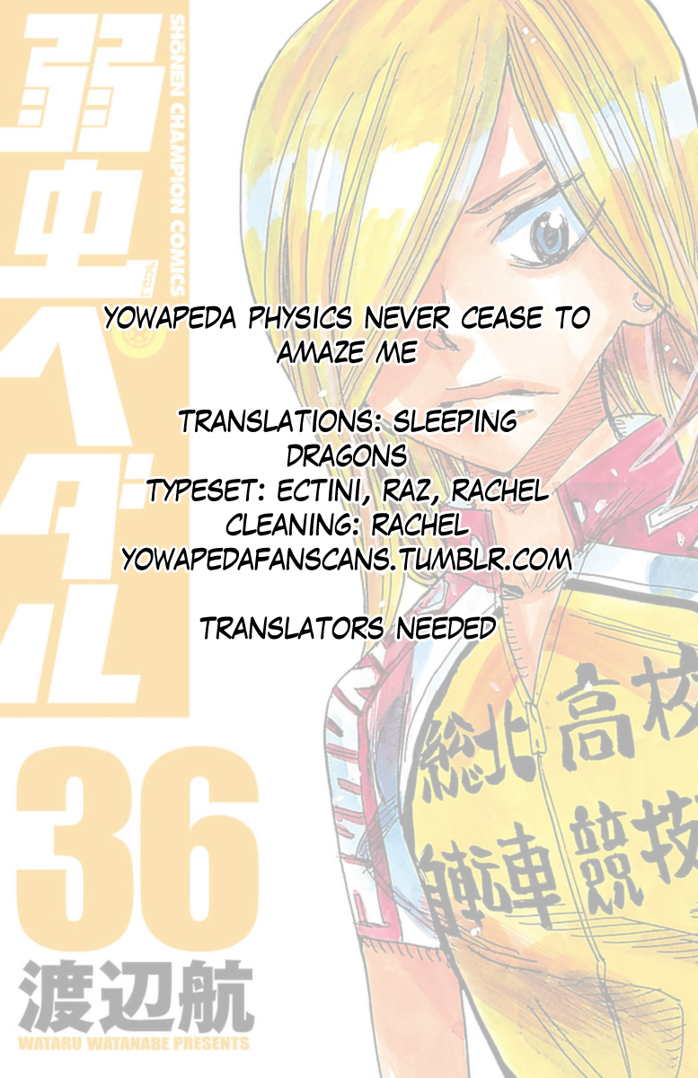 Yowamushi Pedal Vol.36 Ch.309