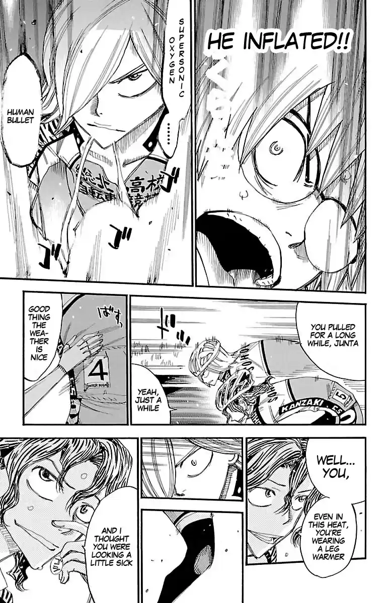 Yowamushi Pedal Vol.51 Chapter 440: Teshima's Miscalculation