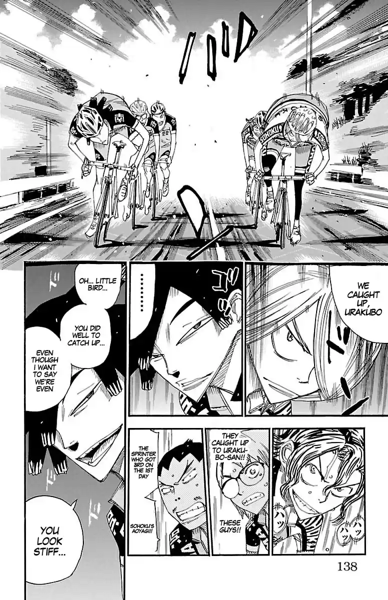 Yowamushi Pedal Vol.51 Chapter 440: Teshima's Miscalculation